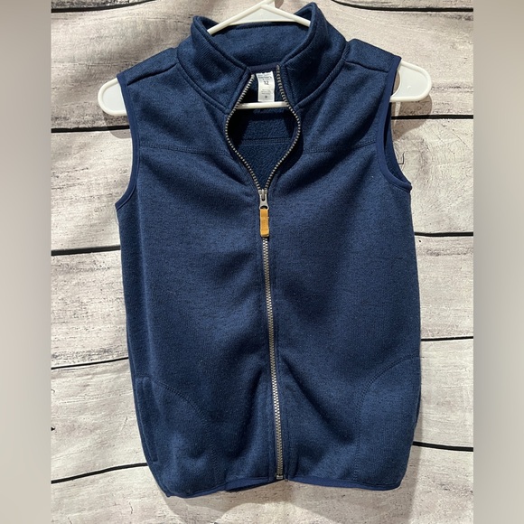Carter's Other - Carter's Dark Blue Zip-Up Vest Full Zip Fleece Youth Boys Size 12